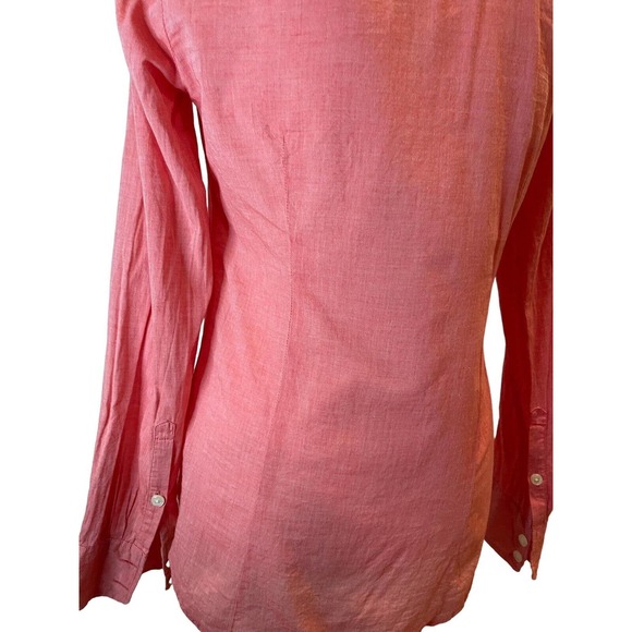 Womens J Crew The Perfect Shirt Pink XS Classic Preppy Button Down Long Sleeve - Picture 10 of 12